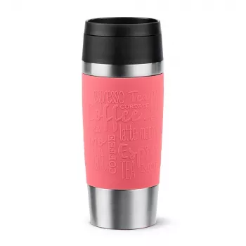 EMSA Travel Mug Classic 360 ml coral stainless steel travel mug