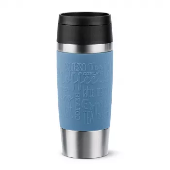 EMSA Travel Mug Classic 360 ml blue stainless steel travel mug