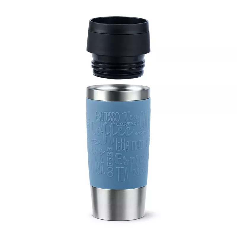 EMSA Travel Mug Classic 360 ml blue stainless steel travel mug
