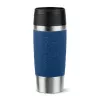 EMSA Travel Mug Classic N2020300 travel mug 360 ml Black, Blue, Stainless steel Stainless steel