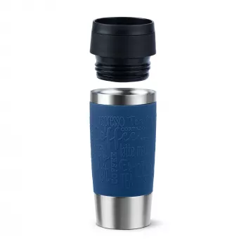 EMSA Travel Mug Classic N2020300 travel mug 360 ml Black, Blue, Stainless steel Stainless steel