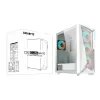 GIGABYTE C301GW computer case Midi Tower White