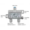 Cable splitter Goobay SAT Priority Splitter