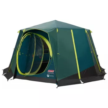 Tent Coleman Octagon Green Yellow