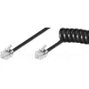 Spiral Cable Goobay Phone Handset 4m RJ-10 RJ-10