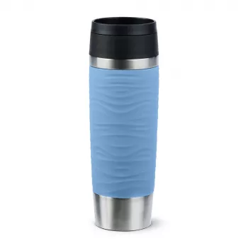 EMSA Travel Mug Waves Grande 500 ml Blue, Stainless steel