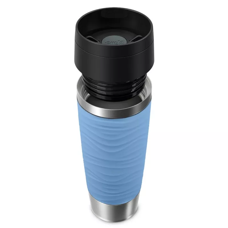 EMSA Travel Mug Waves Grande 500 ml Blue, Stainless steel