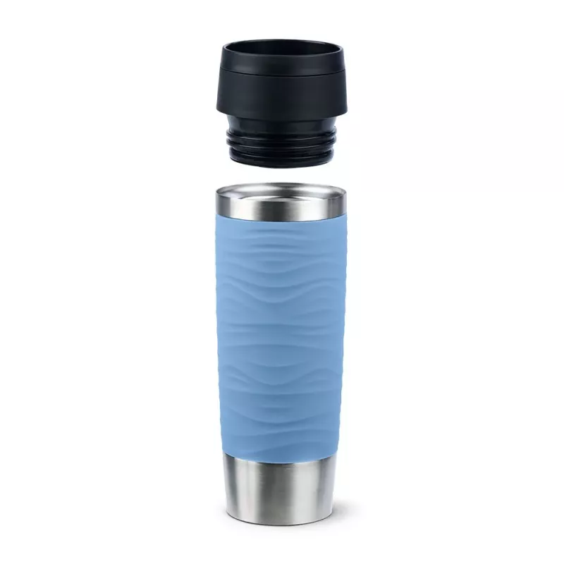 EMSA Travel Mug Waves Grande 500 ml Blue, Stainless steel