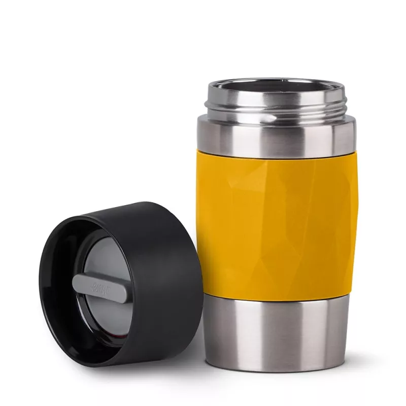EMSA Travel Mug Compact 300 ml Stainless steel, Yellow
