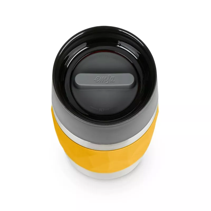EMSA Travel Mug Compact 300 ml Stainless steel, Yellow