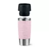 EMSA Travel Mug Waves 360 ml pink stainless steel travel mug