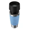 Travel mug EMSA N20213 light blue, stainless steel, 0.36 L, vacuum insulated