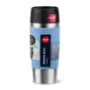 Travel mug EMSA N20213 light blue, stainless steel, 0.36 L, vacuum insulated