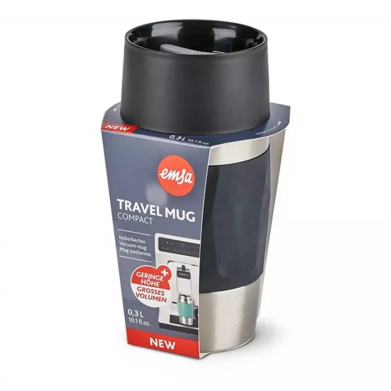 Container EMSA N21601 0.3 ml Black Stainless steel