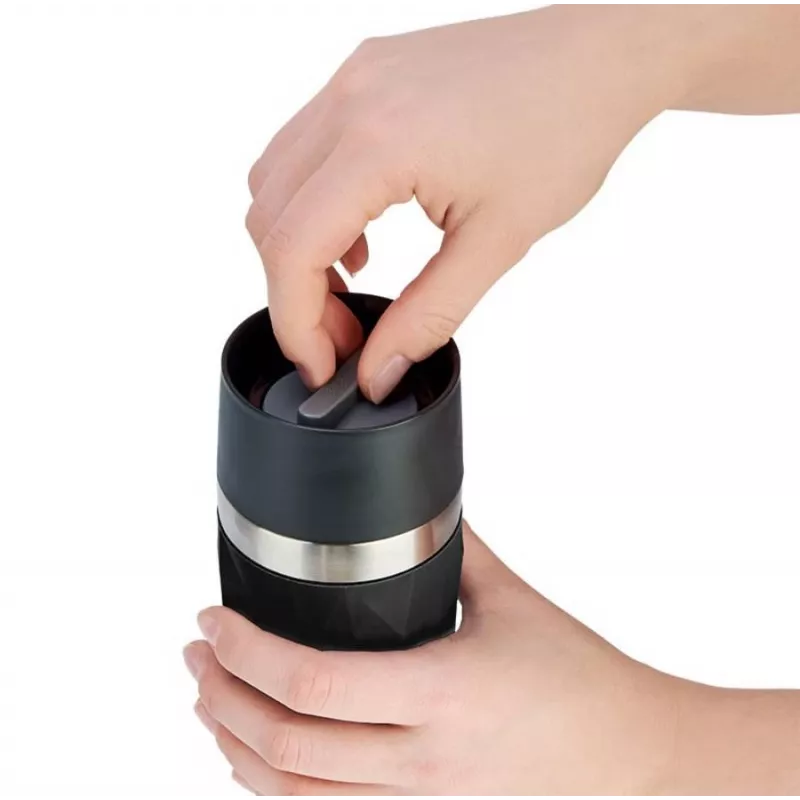 Container EMSA N21601 0.3 ml Black Stainless steel