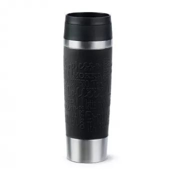 EMSA Travel Mug Classic N2022000 travel mug 500 ml Black, Stainless steel Stainless steel