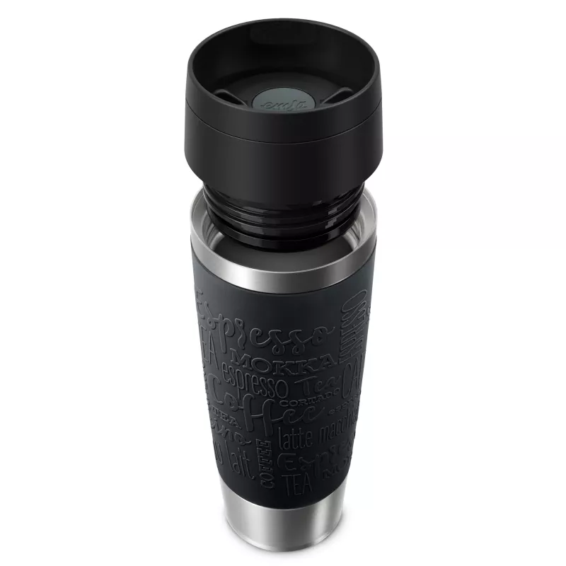 EMSA Travel Mug Classic N2022000 travel mug 500 ml Black, Stainless steel Stainless steel