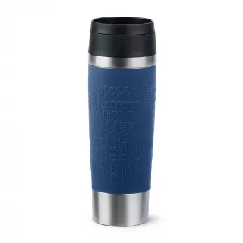 EMSA Travel Mug Classic N2022100 travel mug 500 ml Black, Blue, Stainless steel Stainless steel