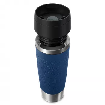 EMSA Travel Mug Classic N2022100 travel mug 500 ml Black, Blue, Stainless steel Stainless steel