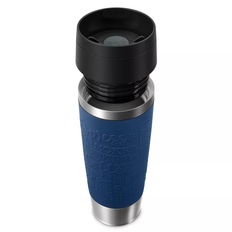 EMSA Travel Mug Classic N2022100 travel mug 500 ml Black, Blue, Stainless steel Stainless steel