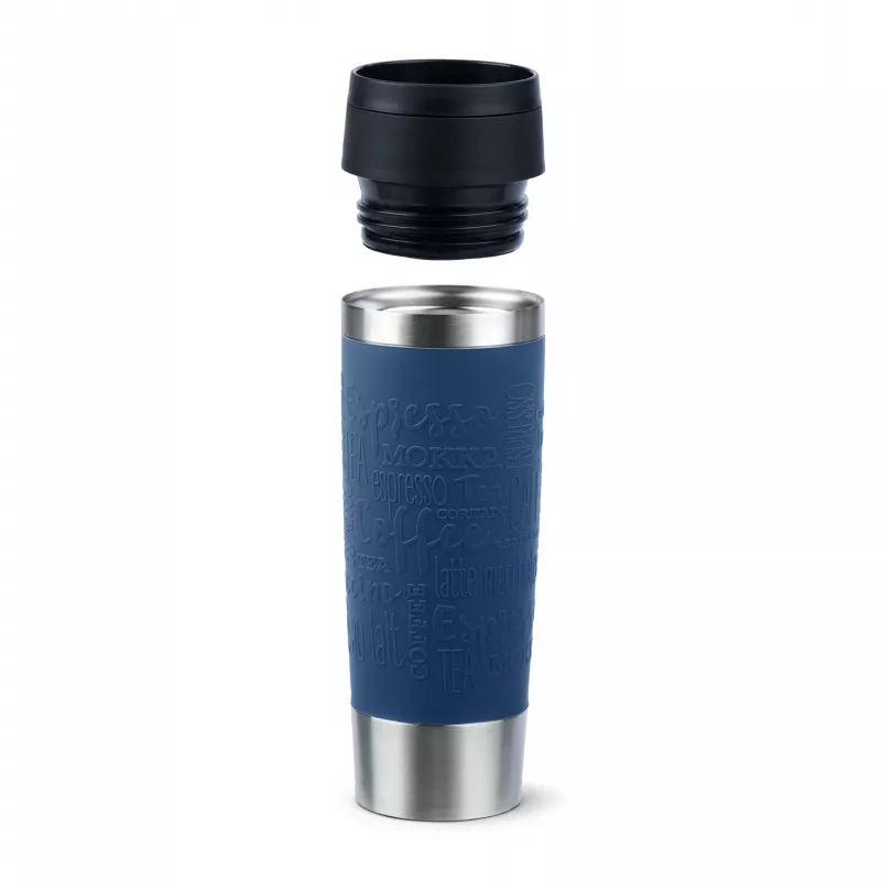 EMSA Travel Mug Classic N2022100 travel mug 500 ml Black, Blue, Stainless steel Stainless steel