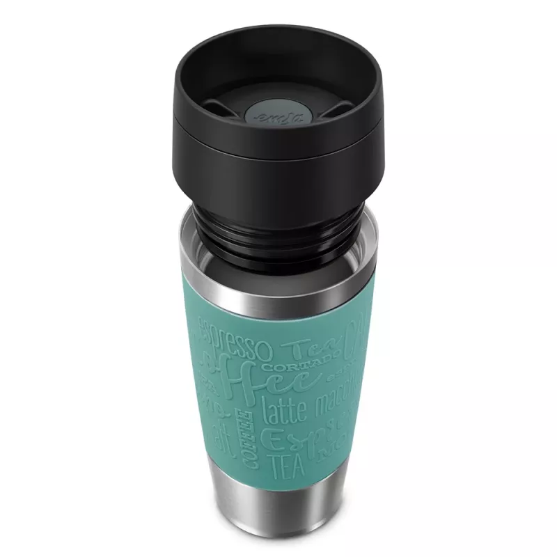 EMSA Travel Mug Classic 360 ml blue stainless steel travel mug