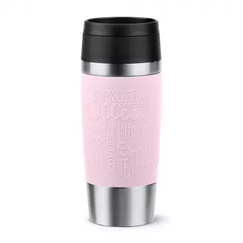 EMSA Travel Mug Classic 360 ml pink stainless steel travel mug