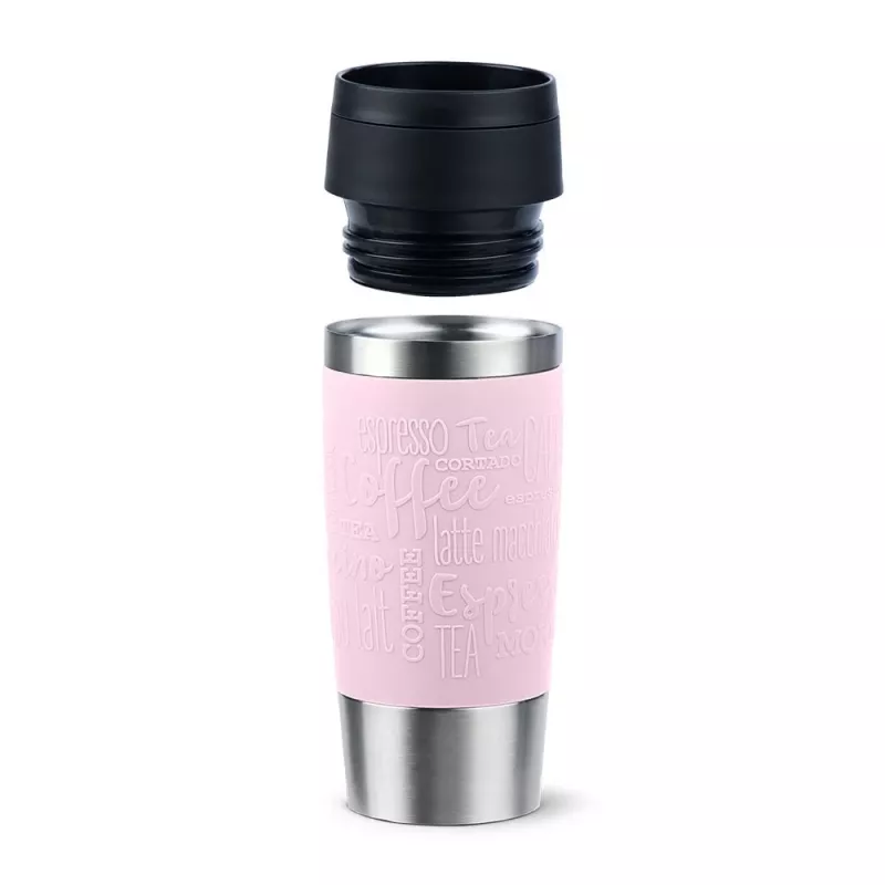 EMSA Travel Mug Classic 360 ml pink stainless steel travel mug