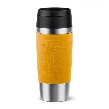 EMSA Travel Mug Classic 360 ml yellow stainless steel travel mug