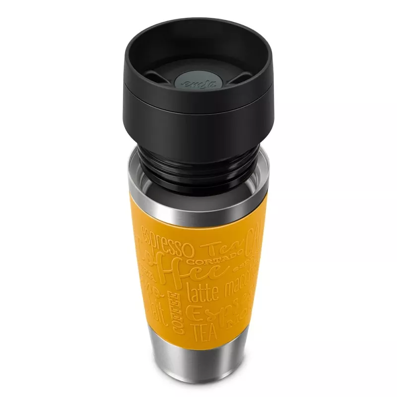 EMSA Travel Mug Classic 360 ml yellow stainless steel travel mug