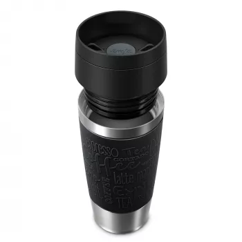 EMSA Travel Mug Classic N2020200 travel mug 360 ml Black, Stainless steel Stainless steel