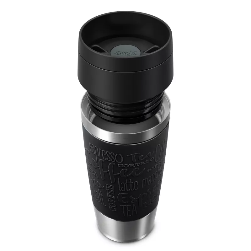 EMSA Travel Mug Classic N2020200 travel mug 360 ml Black, Stainless steel Stainless steel