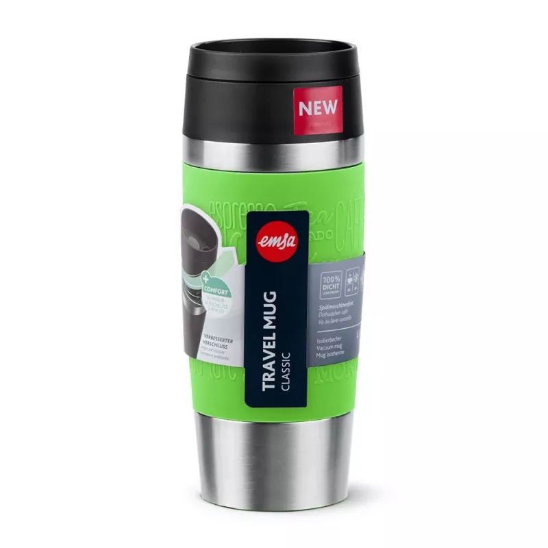 Thermal mug EMSA TRAVEL MUG Classic 0.36L Lime stainless steel