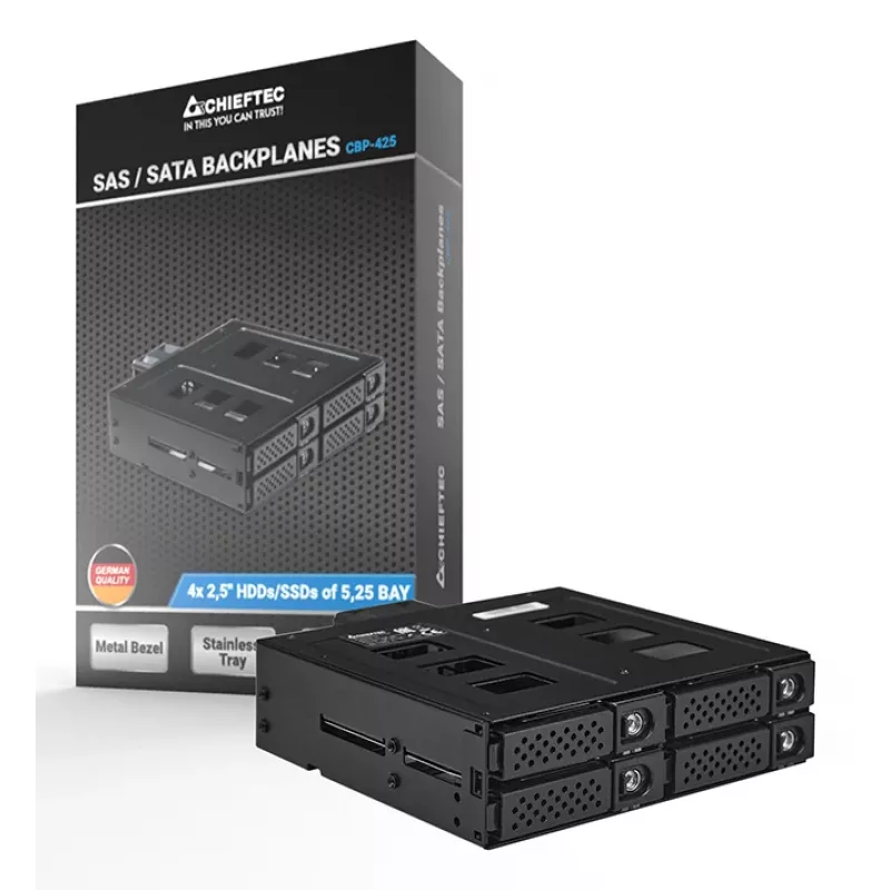 Chieftec CBP-425 drive bay panel Backplane Black