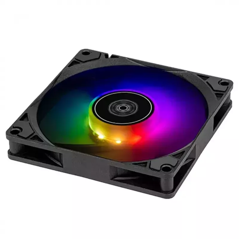 Fan Silverstone Air Slimmer 90 ARGB 9.2 cm Black 500-2500 RPM