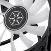 Fan Silverstone Air Slimmer 90 ARGB 9.2 cm Black 500-2500 RPM