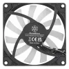 Fan Silverstone Air Slimmer 90 ARGB 9.2 cm Black 500-2500 RPM