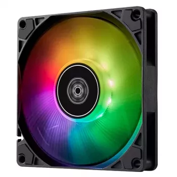 Fan Silverstone Air Slimmer 90 ARGB 9.2 cm Black 500-2500 RPM