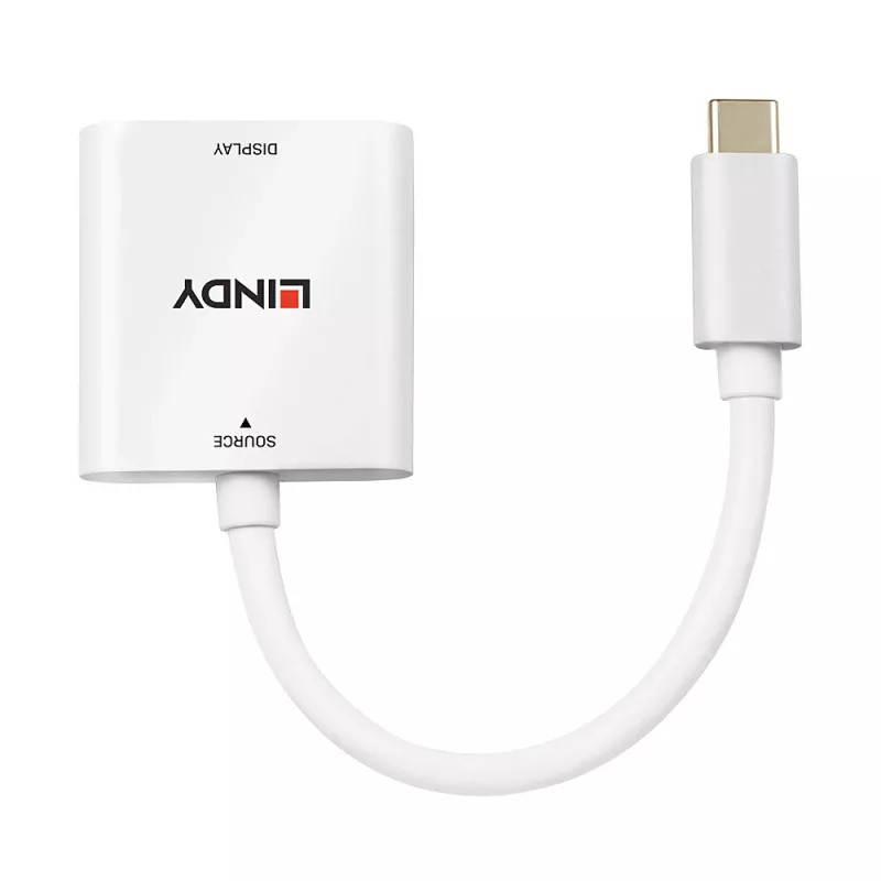 I/O Converter USB-C to HDMI Lindy 43339 1 Black