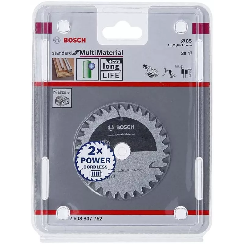 Bosch ‎2608837752 circular saw blade 8.5 cm 1 pc(s)