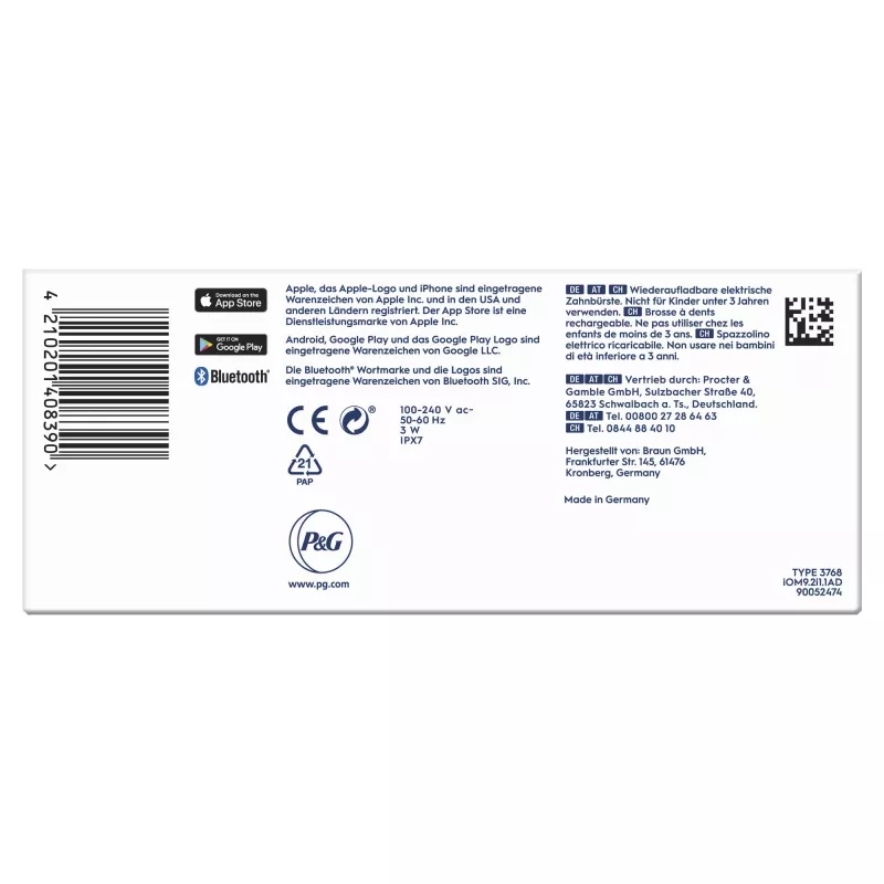 Oral-B iO Series 9n Adult Rotating-oscillating toothbrush Rose