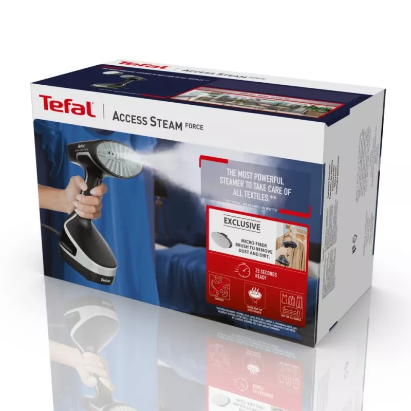 Tefal Acces Steam Force DT8250 Handheld garment steamer 0.2 L 2000 W Black