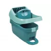 Mopping system bucket Leifheit 55076 — ergonomic wringer, large capacity, green