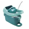 Mopping system bucket Leifheit 55076 — ergonomic wringer, large capacity, green