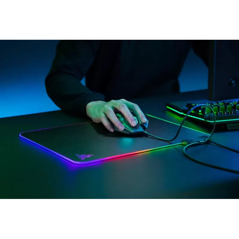 RAZER Firefly V2 Gaming Mouse Pad Black