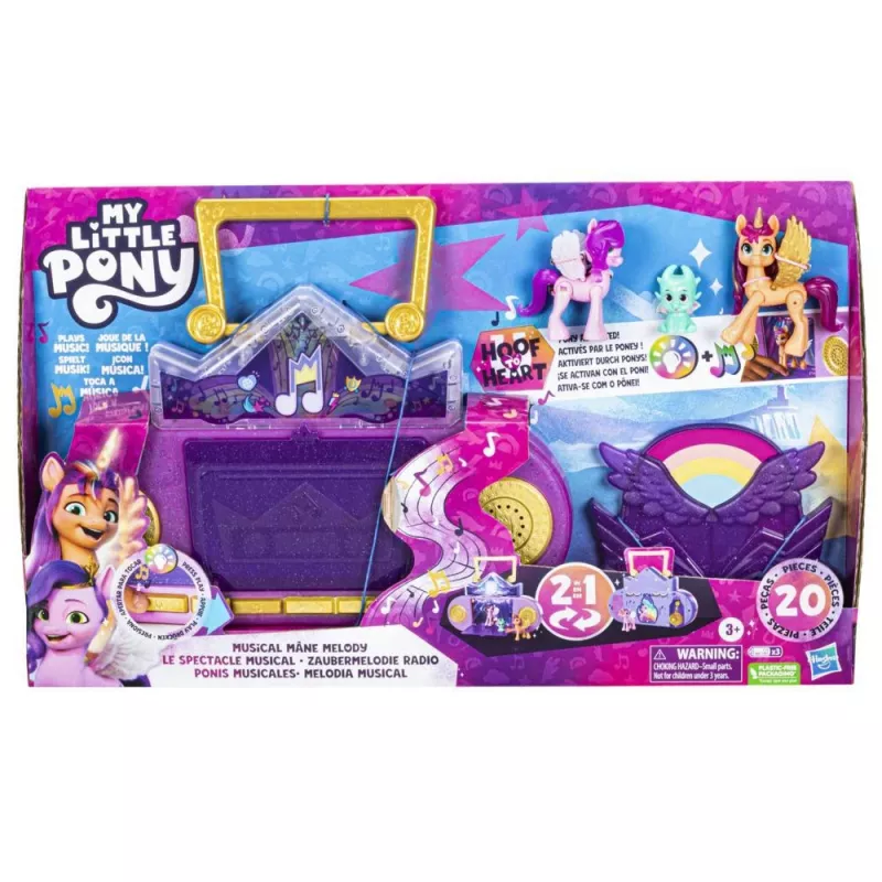 My Little Pony Make Your Mark Toy Musical Mane Melody, Animal, 3 yr(s), AAA, Multicolour, Plastic