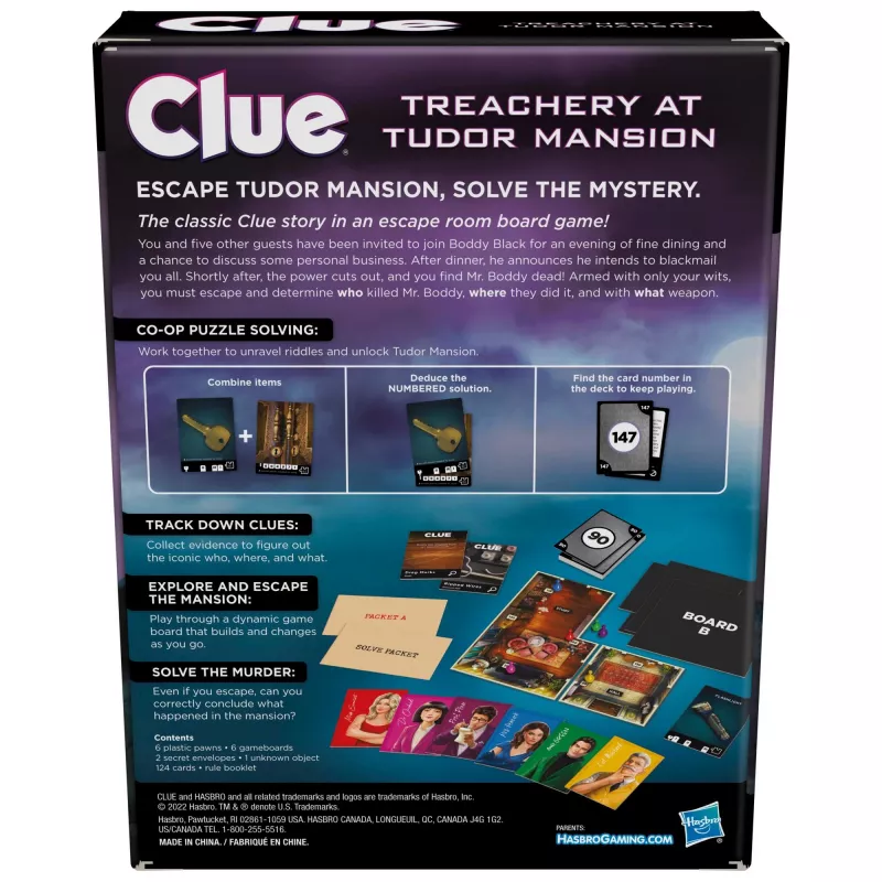 Cluedo Escape Board game Detective