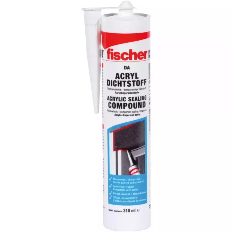 Acrylic sealant Fischer 053110 310 ml White