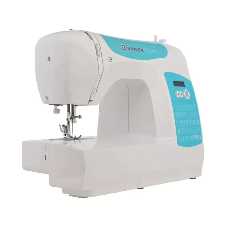SINGER C5205-TQ automatic electric sewing machine — electric, 1-step buttonhole, free arm, touch/buttons control