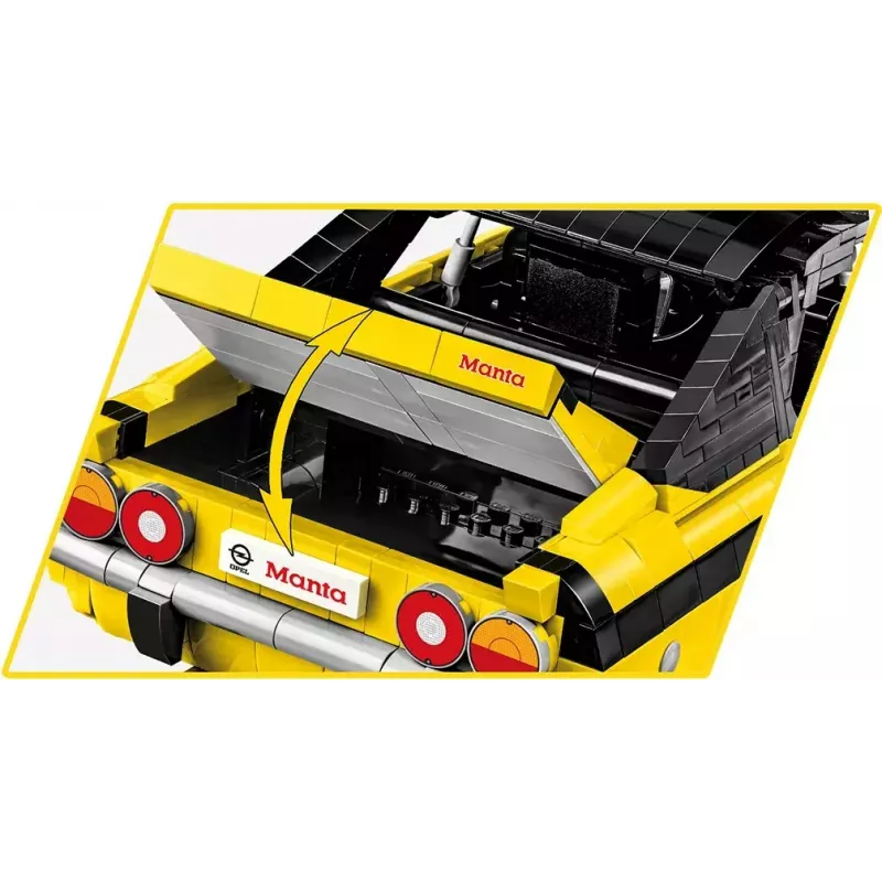 Construction toy Cobi Opel Manta A 1970 1:12 scale model, brick set